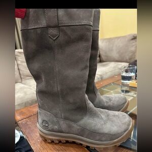 Timberland Dark Brown Suede Boots